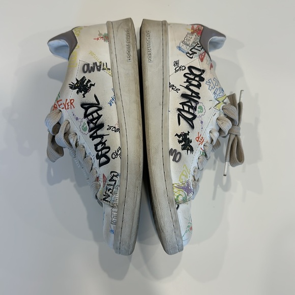 Dsquared2 Graffiti Sneakers size 7 - Picture 7 of 8